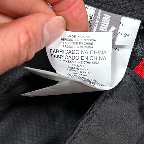 NWT Puma BMW Motorsports MMS Black Gray Statement Cap Strapback Hat - Picture 11 of 11